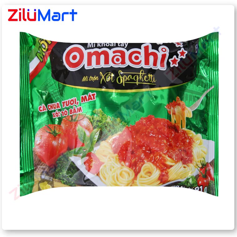Mì trộn Omachi xốt Spaghetti  loại 91g