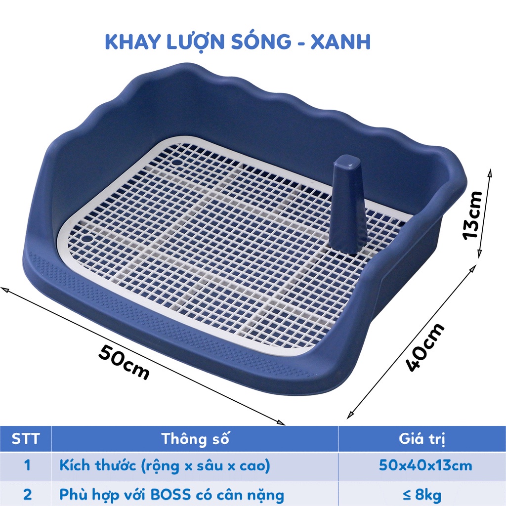 Khay vệ sinh cho chó lớn tặng kèm cột Lunapet KC04