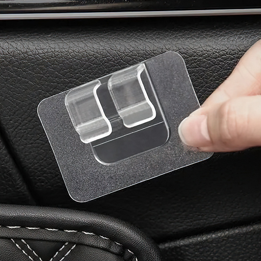 Móc Dán Cố Định Tấm Lót Chân Xe Hơi / Thảm Lót Sàn Tự Dính Chống Trượt Đa Năng