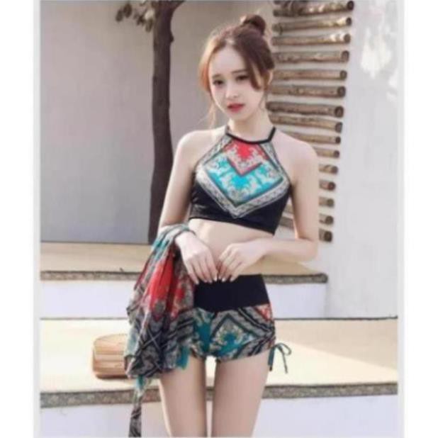 Bộ bikini nữ - Bộ đồ đi biển - Bộ đồ bơi nữ 3 chi tiết cực kì sang chảnh giadungthongminh.net | BigBuy360 - bigbuy360.vn