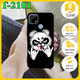 Ốp lưng nhám chống sốc dành cho Realme C25, C25s, C12 in hình nhiều mẫu phần E