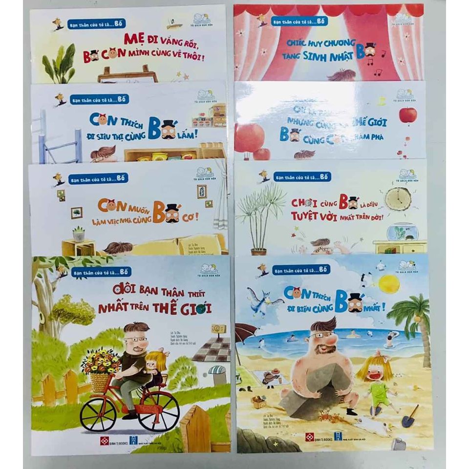 Sách Bạn thân tớ là bố - trọn bộ 8 cuốn