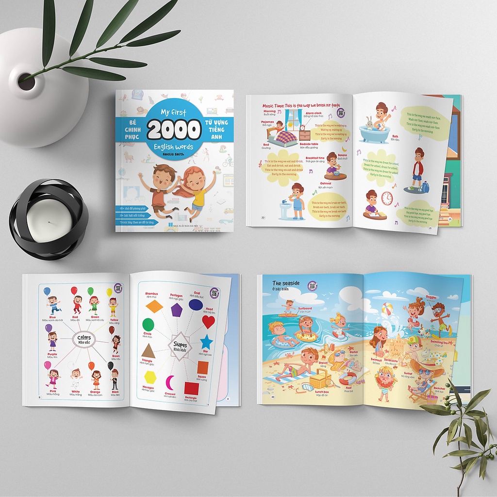Sách Bé chinh phục 2000 từ vựng tiếng Anh - My First 2000 English words