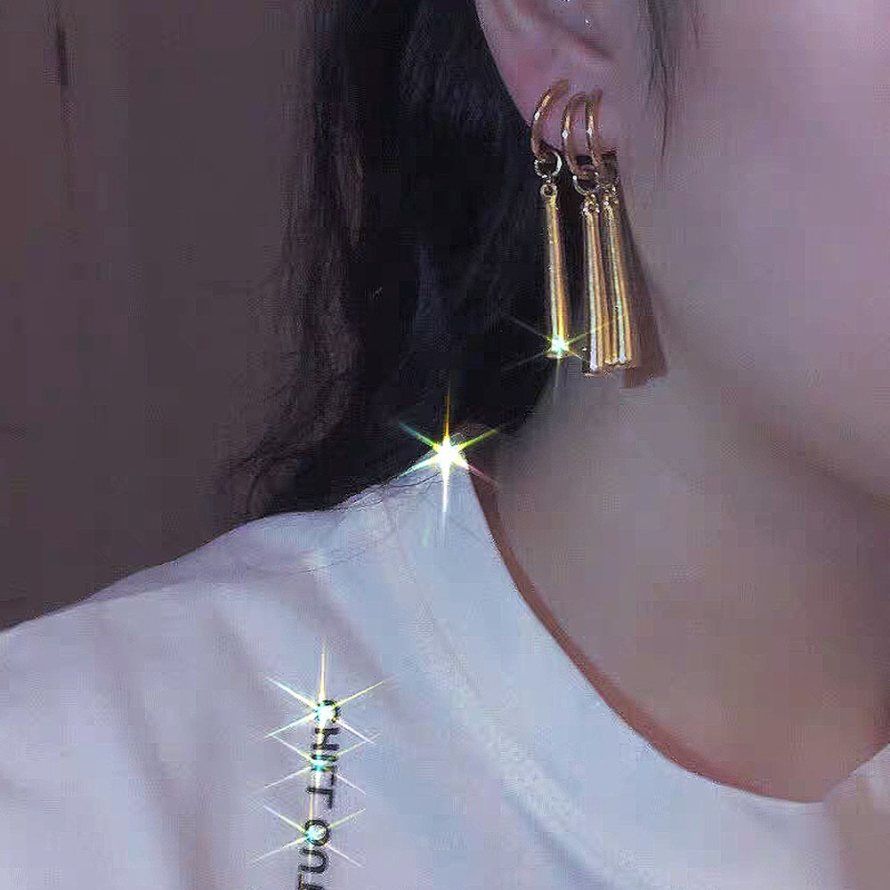 Bộ 3 Khuyên Tai Dạng Kẹp Hình Hoạt Hình Roronoa Zoro Phong Cách Nhật Bản