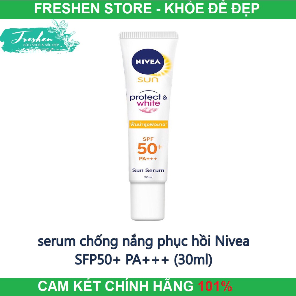 ✅(CHÍNH HÃNG) serum chống nắng phục hồi Nivea SFP50+ PA+++ (30ml)