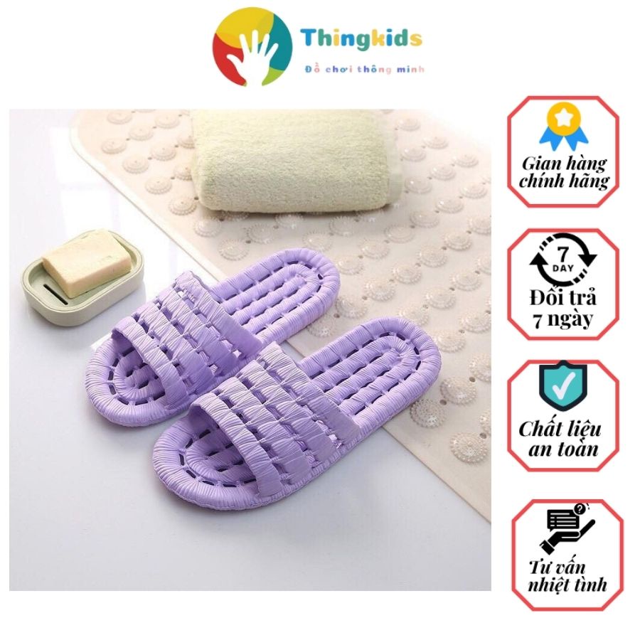 Dép Xốp Dẻo Êm Mềm Đi Trong Nhà + Kèm Ảnh Thật - Thingkids