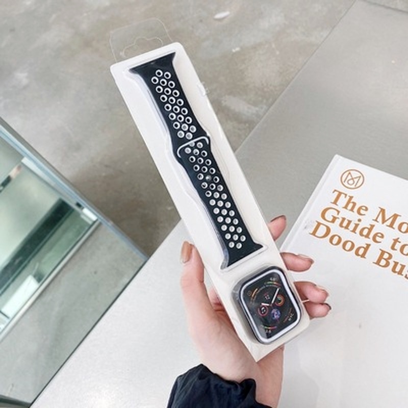 Ốp Dây Đeo Đồng Hồ Bằng Silicone TPU Cho Apple Watch 42MM 38MM Series 3 2 1