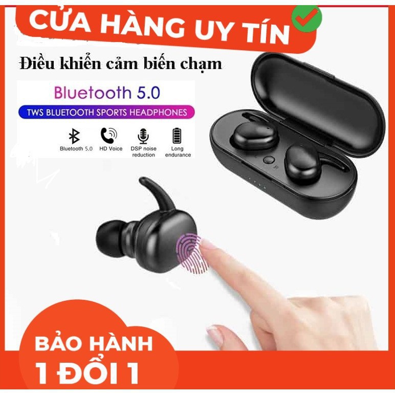 [ xả kho ] C96  Tai Nghe Bluetooth 2 tai - D77 TWS Harman 5.0 Chất Âm Tuyệt Hảo - Có Cốc Sạc