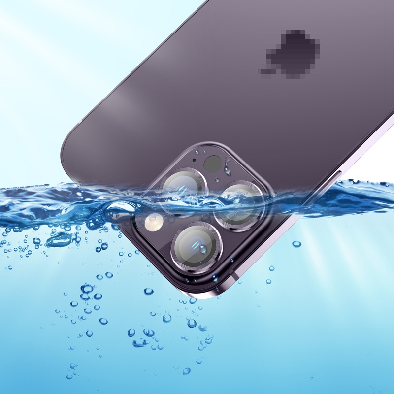 Vòng Kim Loại HOCO V12 Plus Bảo Vệ Ống Kính Máy Ảnh 14 Pro 14 Pro Max