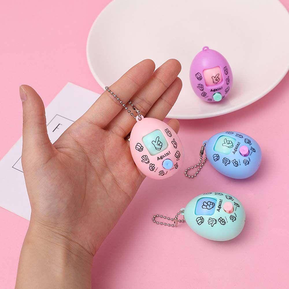 Rebuy1 Móc Khóa Hình Cây Kéo Hoạt Hình Thay Đổi Khuôn Mặt Đồ Chơi Quà Tặng Cho Trẻ Em