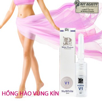 Kem làm hồng vùng kín vùng bikini Nuwhite V1 mibiti prudente đầu vát có tem chống hàng giả USA