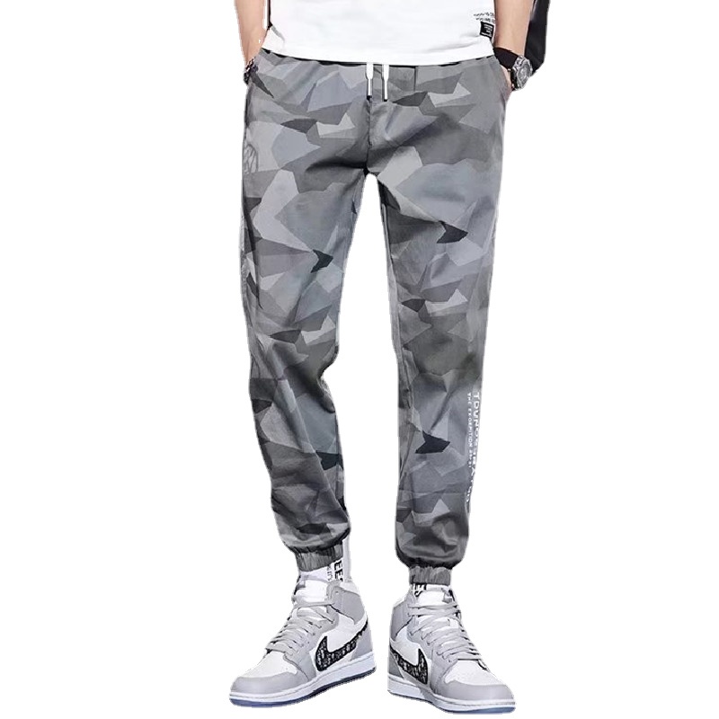 Quần ống rộng Họa Tiết Rằn Ri Thời Trang Dành Cho Nam