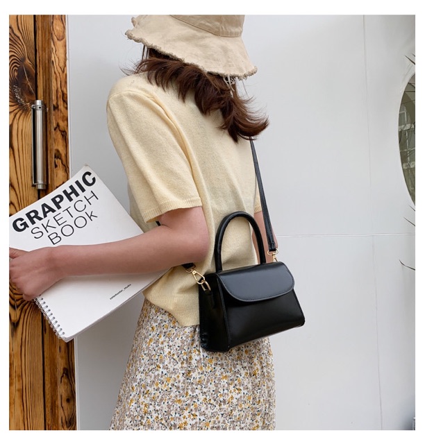 Túi da Top Handle Bag | BigBuy360 - bigbuy360.vn