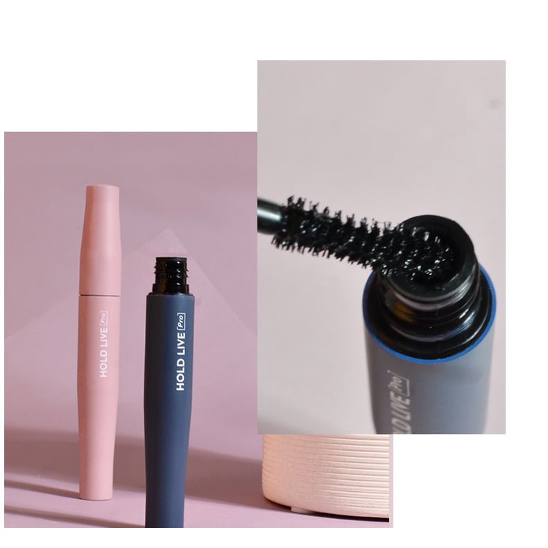 Mascara làm dày mi và dài mi vỏ matte lì Hold Live tự nhiên chống nước chống mồ hôi lâu trôi lọ 6g