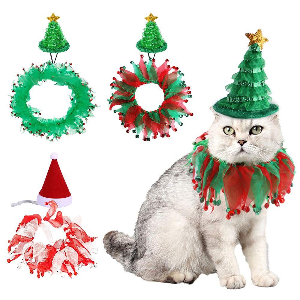 Mũ Len Đính Kim Sa Lấp Lánh Có Thể Điều Chỉnh Cho Thú Cưng LAYOR1