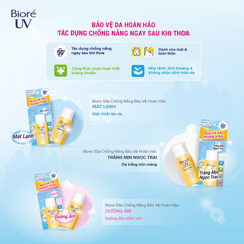 Sữa Chống Nắng Bảo Vệ Da Hoàn Hảo Biore 25ml