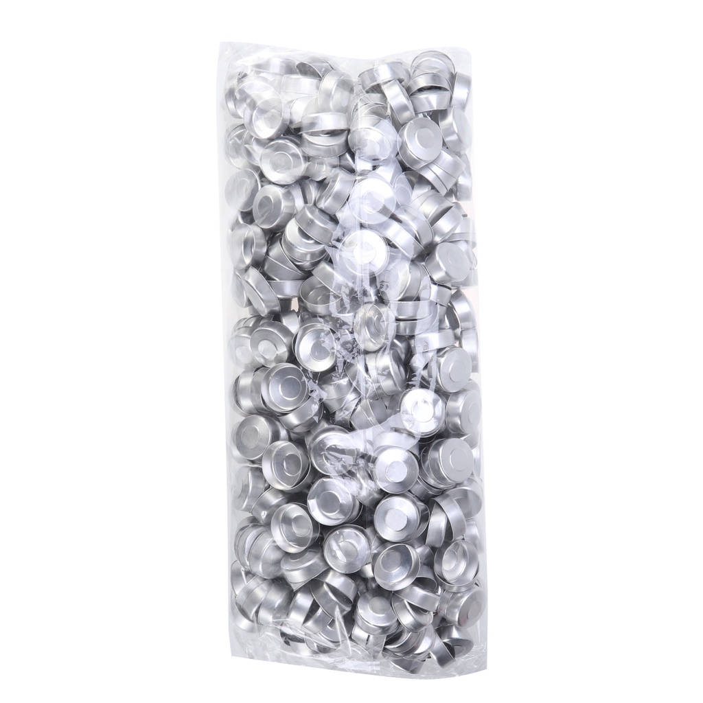 Set 500 Hộp Nhôm Rỗng Đựng Nến Màu Bạc