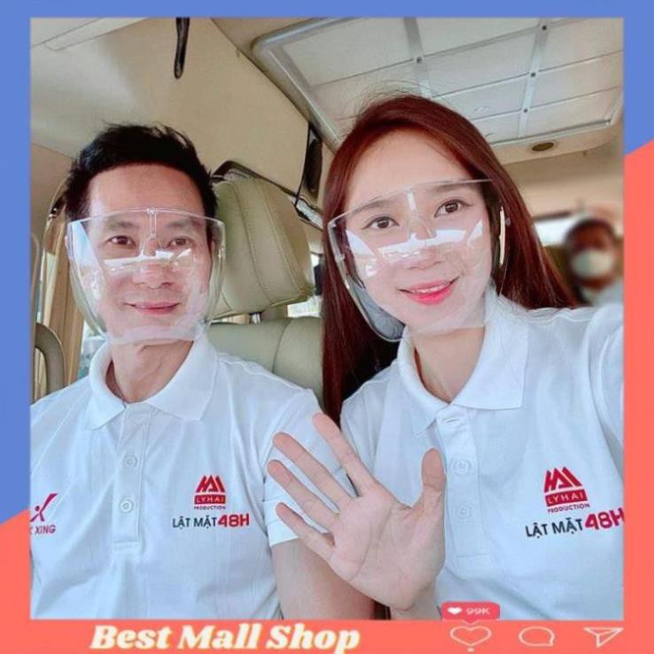 Kính chống giọt bắn Face Shield 🍀FREESHIP🍀 Kính Chống Dịch Bênh - Chống Giọt Bắn - Chống Bụi Bảo Vệ Sức Khoẻ