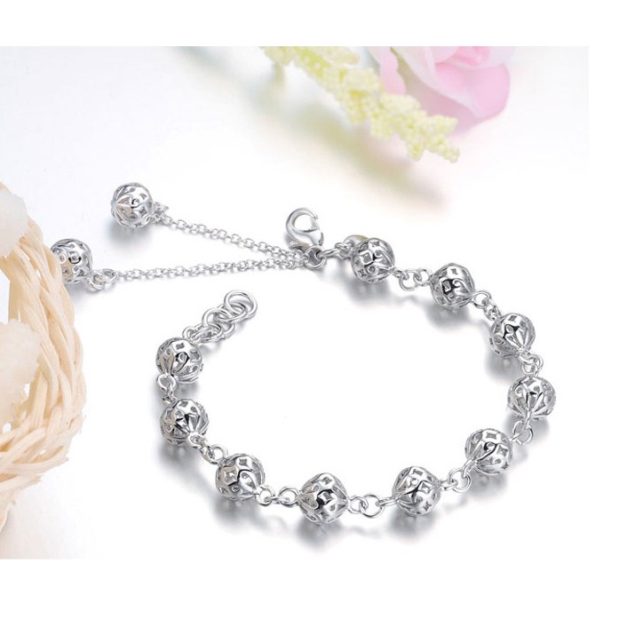 [Mã FAGREEN55 giảm 10% đơn 99K] Lắc Tay Bạc| Lắc Tay Nữ Họa Tiết Quả Cầu Siêu Xinh XB-10-ROXI | BigBuy360 - bigbuy360.vn