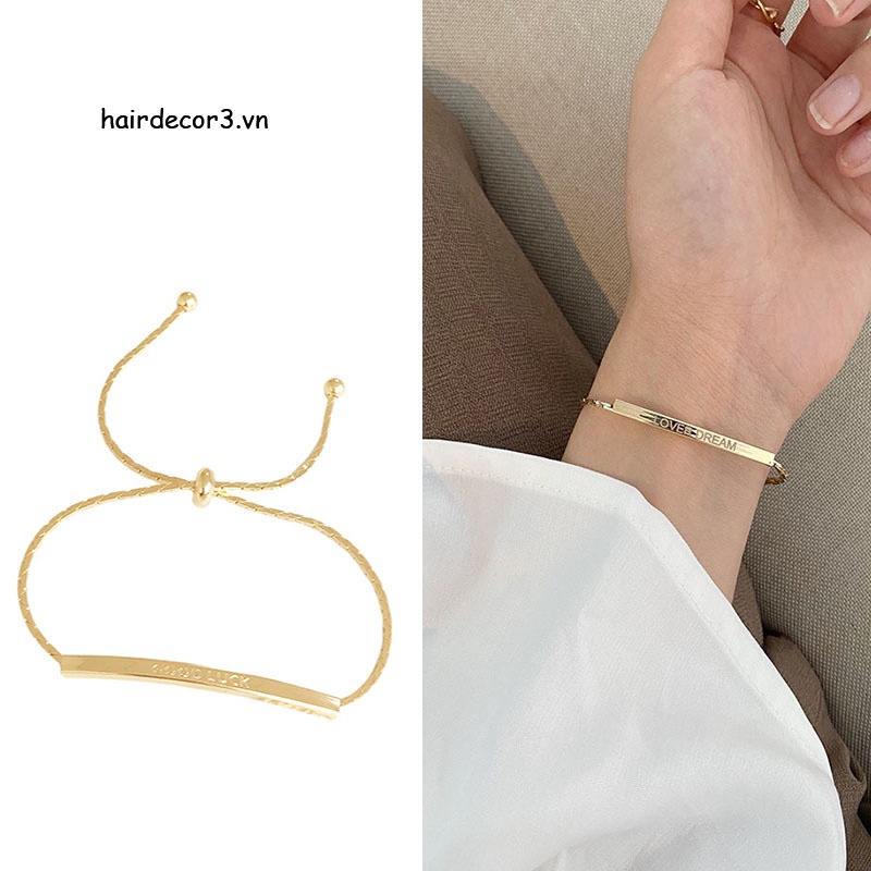 Vòng đeo tay thời trang Hàn Quốc thanh lịch cho nữ