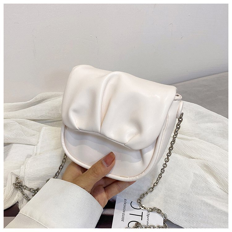 Túi Đeo Vai Hình Vuông Cỡ Nhỏ Màu Trơn Dễ Phối Đồ Thời Trang Cho Nữ