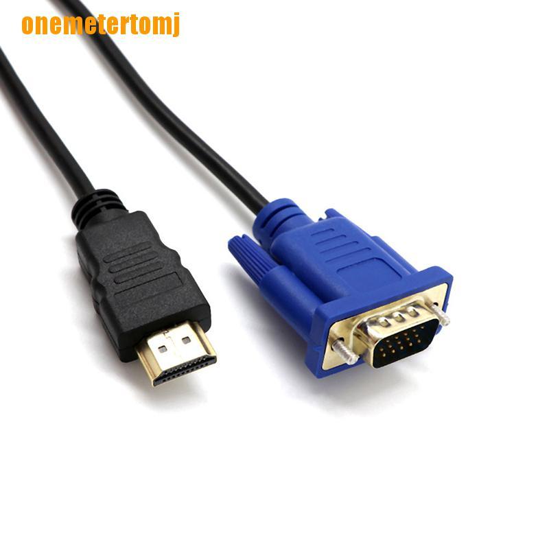 Cáp Chuyển Đổi Vga Sang Hdmi Hd + Audio Tv Av Hdtv Dài 1m 10m