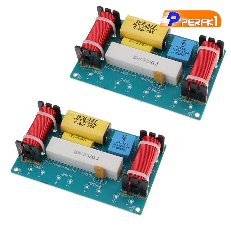 Set 2 Bộ Chia Tần Số Âm Thanh 3 Chiều Chuyên Dụng Cho Loa Bass