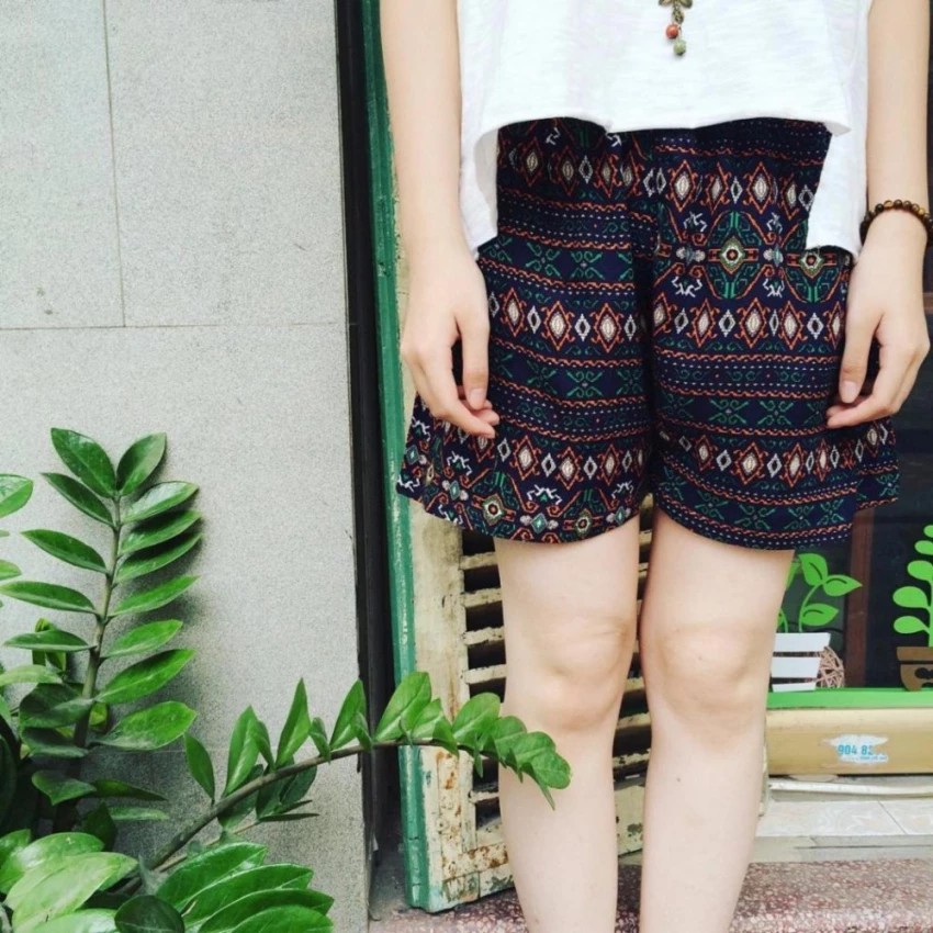 [XẢ HÀNG] Combo 03 quần SHORT lanh thổ cẩm