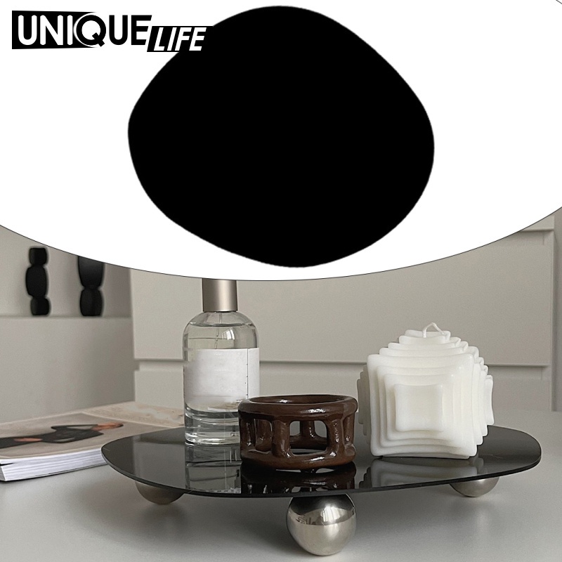 Khay Phục Vụ Hiệu Ứng Gương Không Đều Trang Trí Phòng Tắm