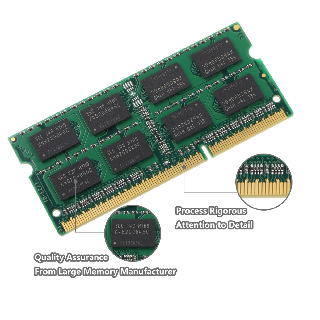 Bộ nhớ RAM Chuyên Dụng Cho Laptop Samsung 4GB 2RX8 DDR3 1066MHz PC3-8500S 204PIN SO-DIMM | BigBuy360 - bigbuy360.vn
