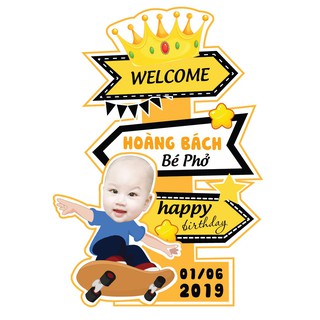 Cây welcome trang trí sinh nhật