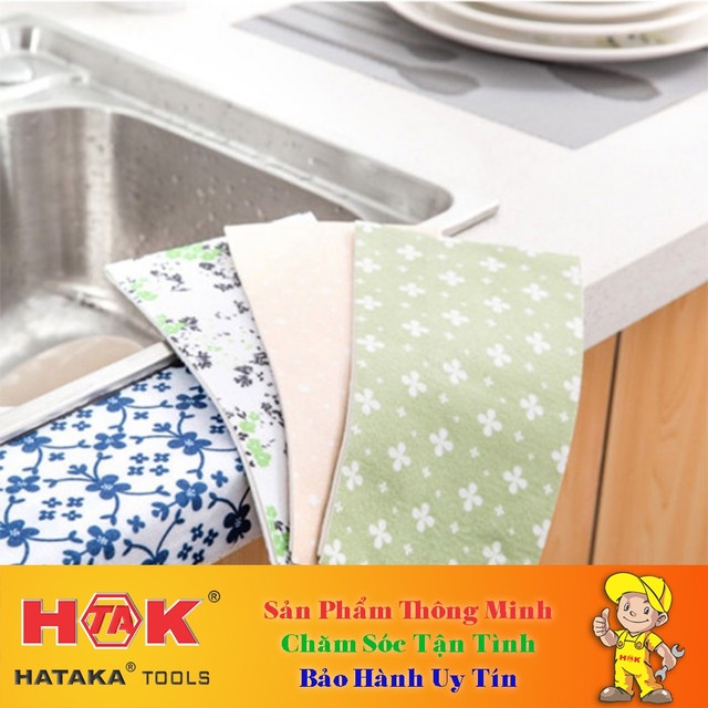 Tấm Dán Trang Trí Bếp, Bồn Vệ Sinh Hoa Văn 50x12 cm