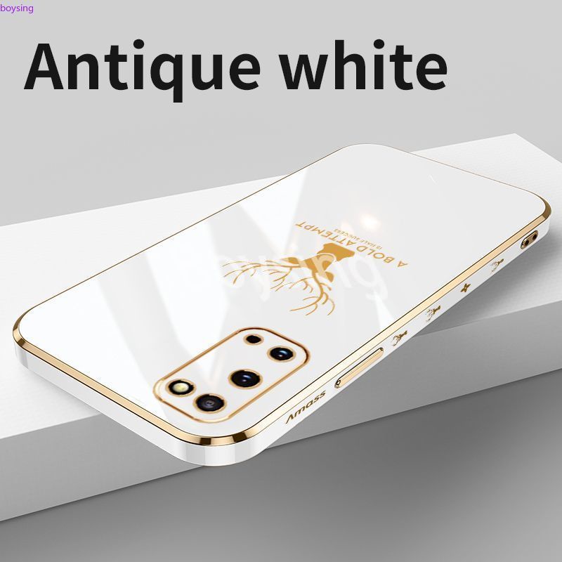 Ốp Điện Thoại Mạ Hình Đầu Hươu Cho Samsung S20 S20 Plus S20 Ultra S20 FE