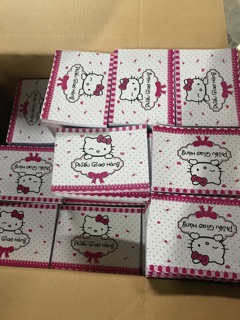 Combo 10 quyển phiếu giao hàng Hello Kitty (tệp 100 trang 1 quyển)