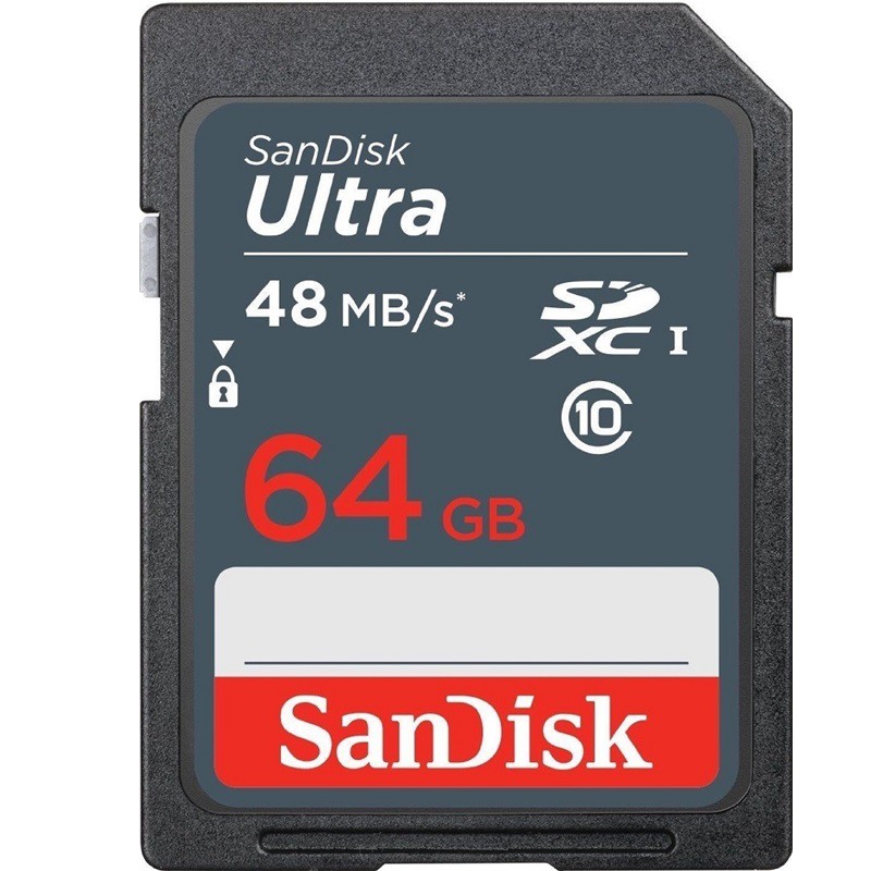 Thẻ nhớ SDXC SanDisk Ultra 320x 64GB Class 10 UHS-I 48MB/s [BH 5 năm]