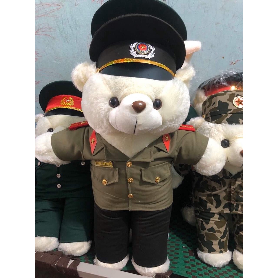 Gấu 70cm Cảnh sát, Y tá, Bác sĩ