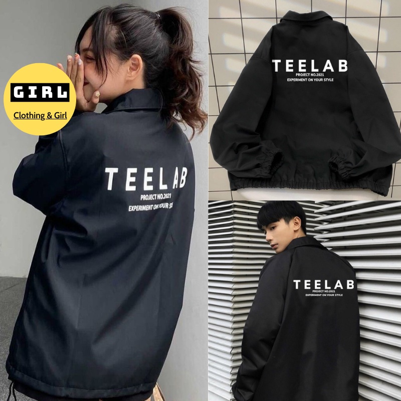 Áo Khoác Teelab Jacket Dù 2 Lớp Unisex Áo khoác Ullzang Basic Có Form Rộng Girlvn.Pretty 469