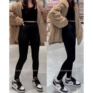 Quần legging nữ đen cạp cao gen bụng chất dày dặn co dãn siêu Hot