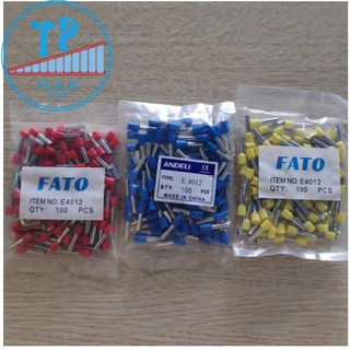 100C Đầu cos pin rỗng E4012
