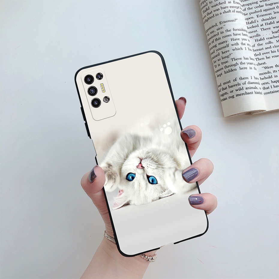 Ốp Điện Thoại Silicon Mềm Họa Tiết Nhãn Nghệ Thuật Cho Tecno Pova 2 LE7 Tecno Pova2