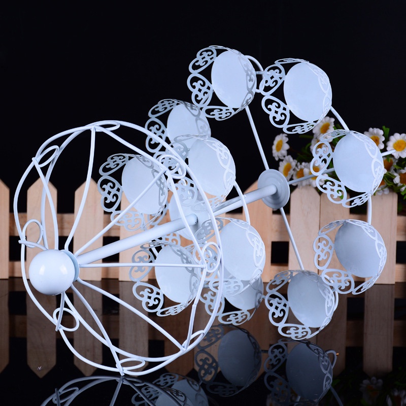 Giá Đỡ Bánh Cupcake 2-12 Vòng Quay Ngựa Gỗ Dùng Trưng Bày Trong Tiệc Cưới