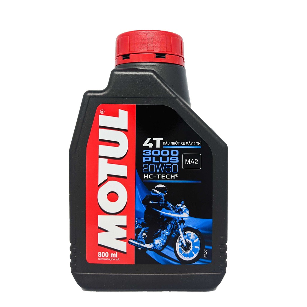 DẦU NHỚT XE SỐ MOTUL 3000 PLUS 20W50 800ML – 0.8 LÍT