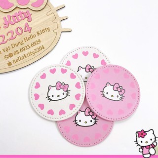 🌸🌸 Đế lót cốc cách nhiệt, chống trượt dễ thương Hello Kitty ☘☘
