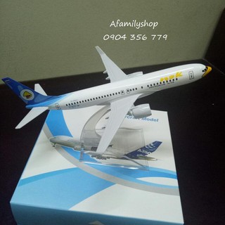 Mô hình máy bay tĩnh B737 Nok Air 16cm (White)