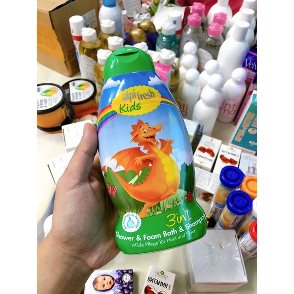 Sữa tắm trẻ em Alpi fresh kids - 3 trong 1