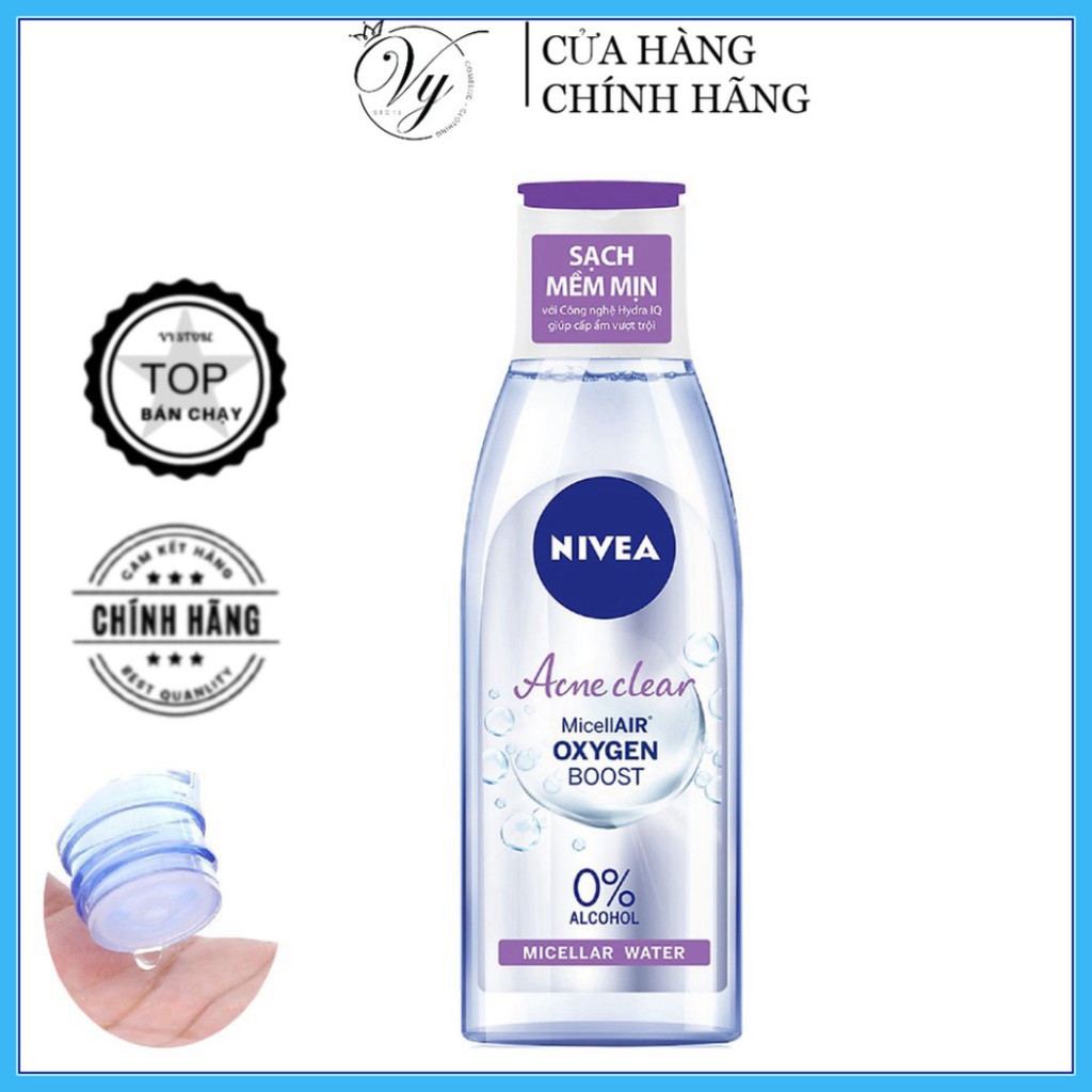 Nước tẩy trang Nivea cho da mụn Acne Care Makeup Clear Micellar Water 200ml