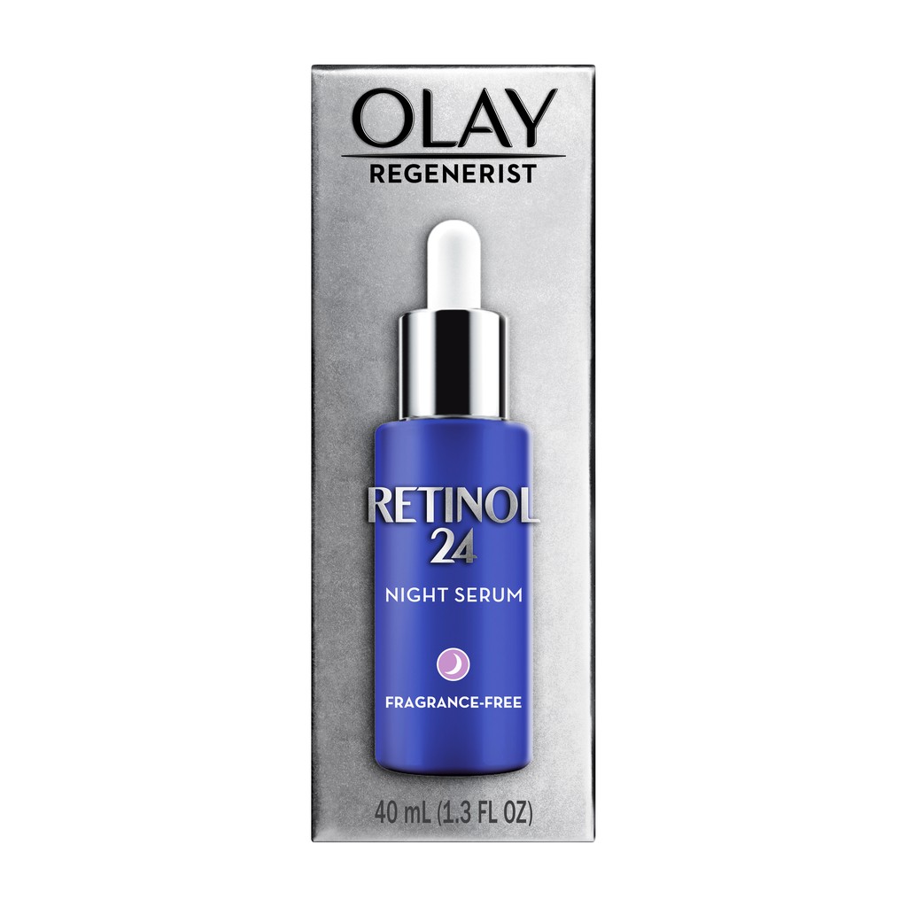 [Hàng Mỹ] Tinh chất dưỡng da sáng mịn ban đêm Olay Regenerist RETINOL 24 Night Serum (40ml)