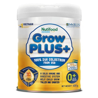 Sữa bột vàng nutifood growplus 0+ 400g