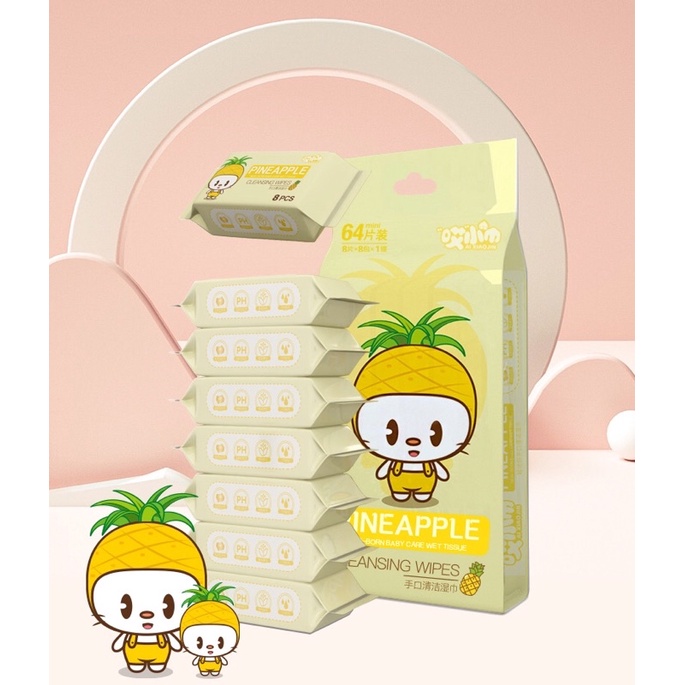1 Gói khăn giấy ướt mini để đâu cũng vừa (Tách lẻ)