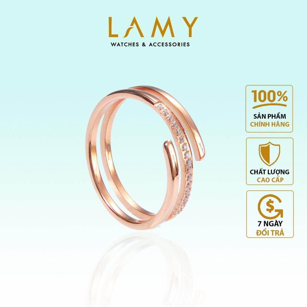 Nhẫn CDE Triple Spiral Ring Rose Gold CDE1412